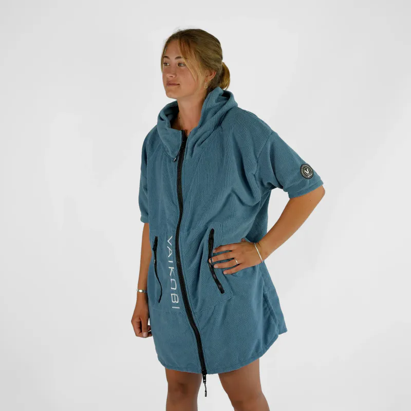 Vaikobi Full Zip Hooded Towel - skiftehåndkle